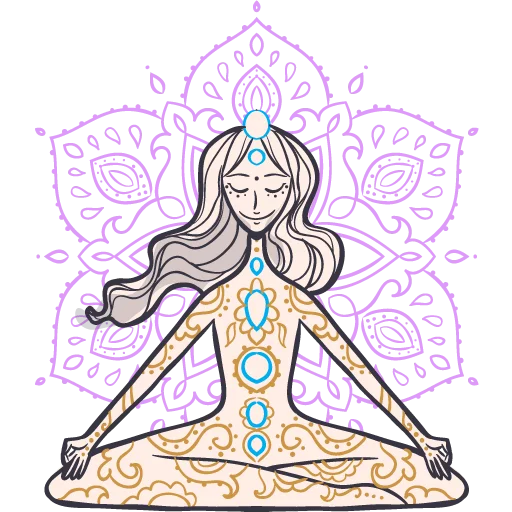 Стикер Yoga Sticker • by AnVinoArt 🙏