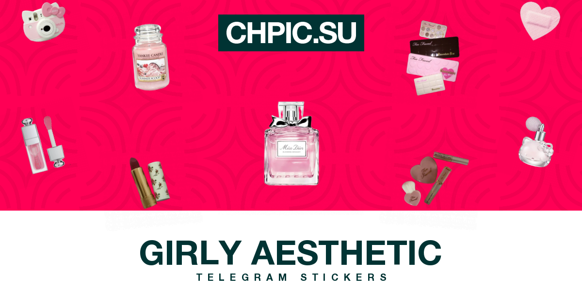girly aesthetic Telegram stickers