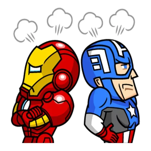 Telegram stickers Avengers