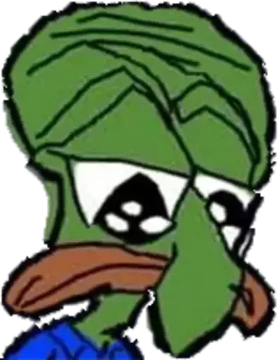 Distortion Pepe emoji 😢