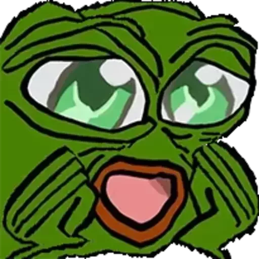 Distortion Pepe emoji 😭