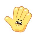 Hands for Friends emoji 👋