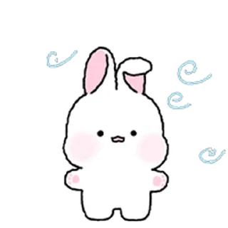 Lovely Rabbit Tozzi emoji 🫨