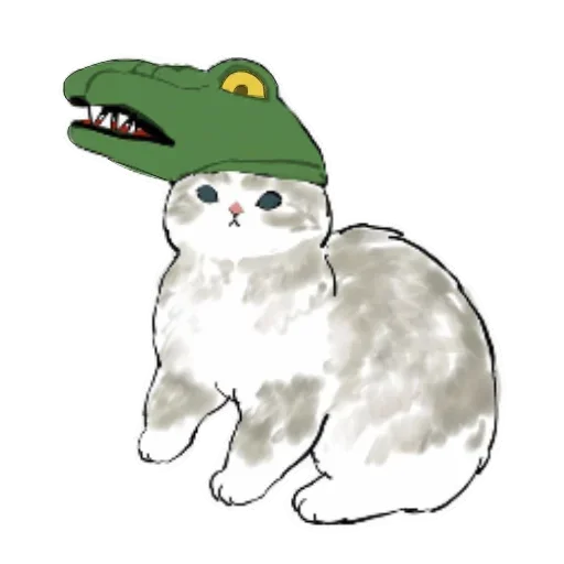 Коты mofu_sand emoji 👹