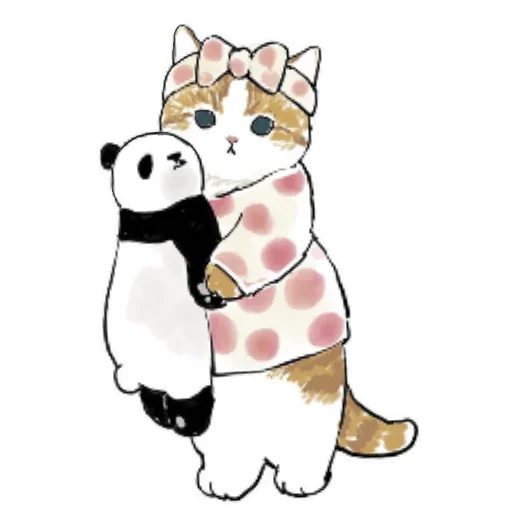 Коты mofu_sand emoji 😴