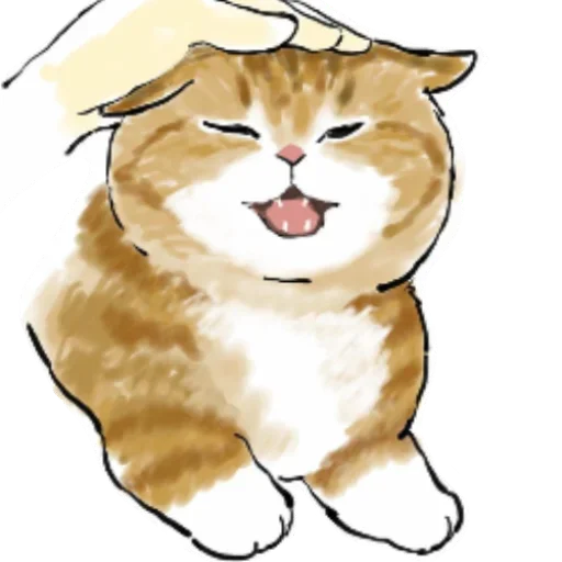 Коты mofu_sand emoji 😌