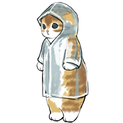 Коты mofu_sand emoji ⛈