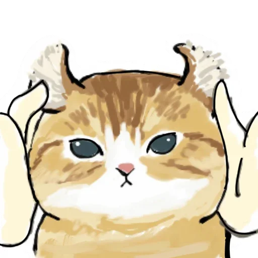 Коты mofu_sand emoji 😡