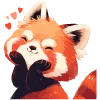 Red Pandas emoji 🥰