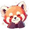 Red Pandas emoji 🤭