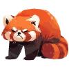 Red Pandas emoji 😣