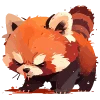 Red Pandas emoji 🩸