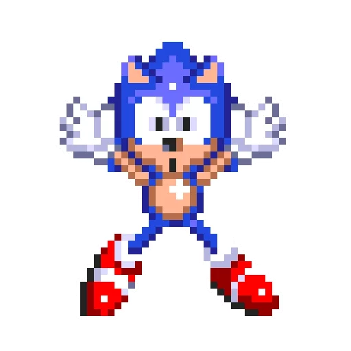 Sonic 3 and Knuckles Sonic emoji 😱