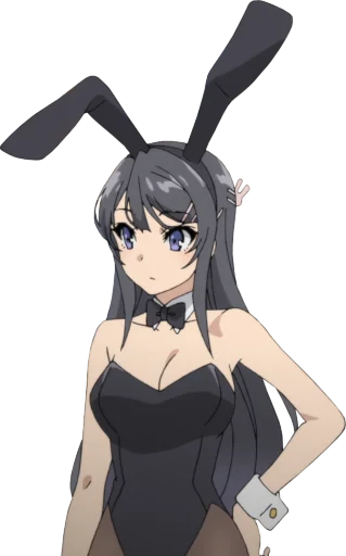 Стікери телеграм Seishun Buta Yarou wa Bunny Girl Senpai no Yume wo Minai