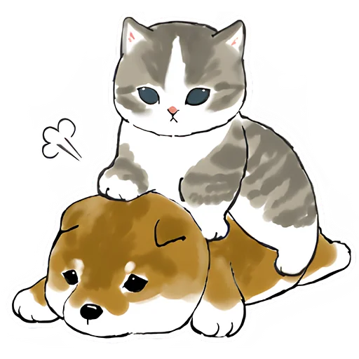Шиба и Нян emoji 😠