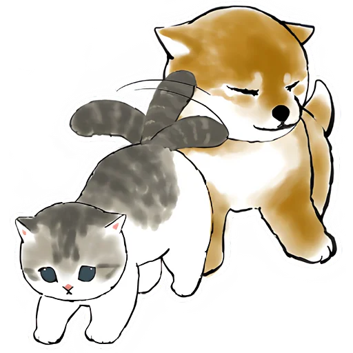 Шиба и Нян emoji 😉