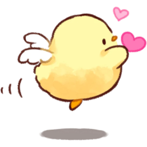 Soft and Cute Chicks Love emoji 💗